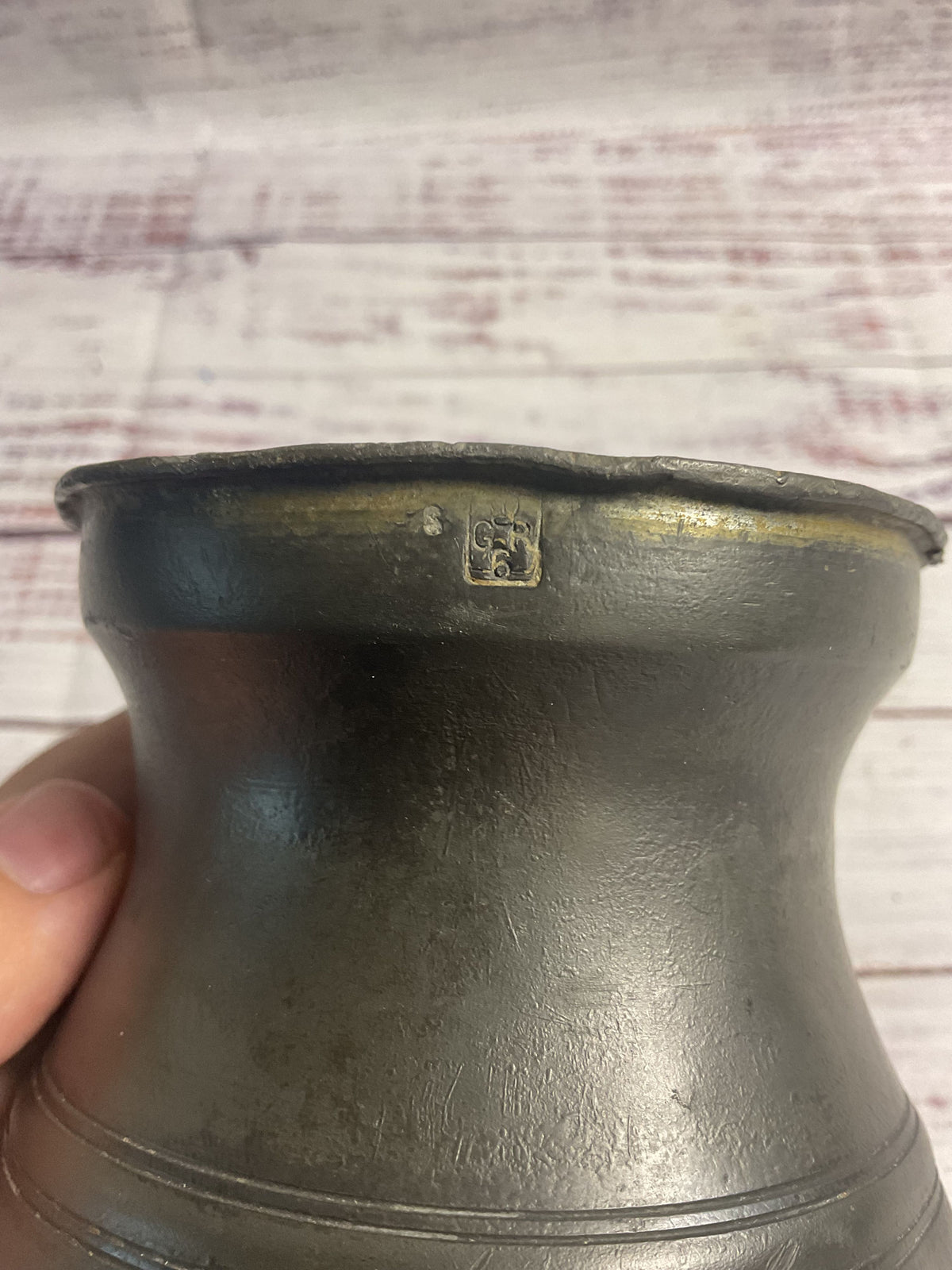 Vintage Gaskell & Chambers Pewter Pint Mug