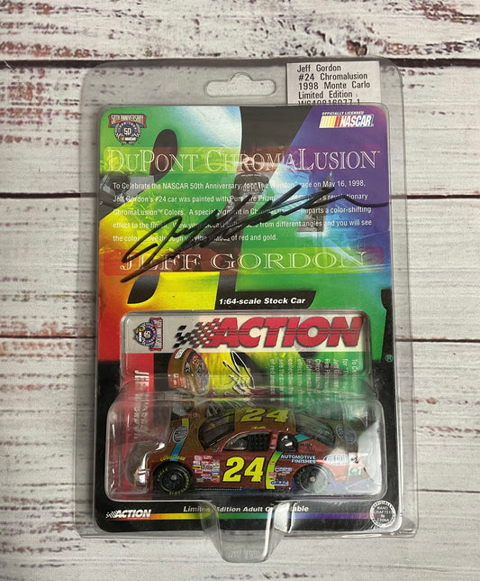 Autographed 1998 Jeff Gordon #24 Dupont Monte Carlo Chevy Diecast Car