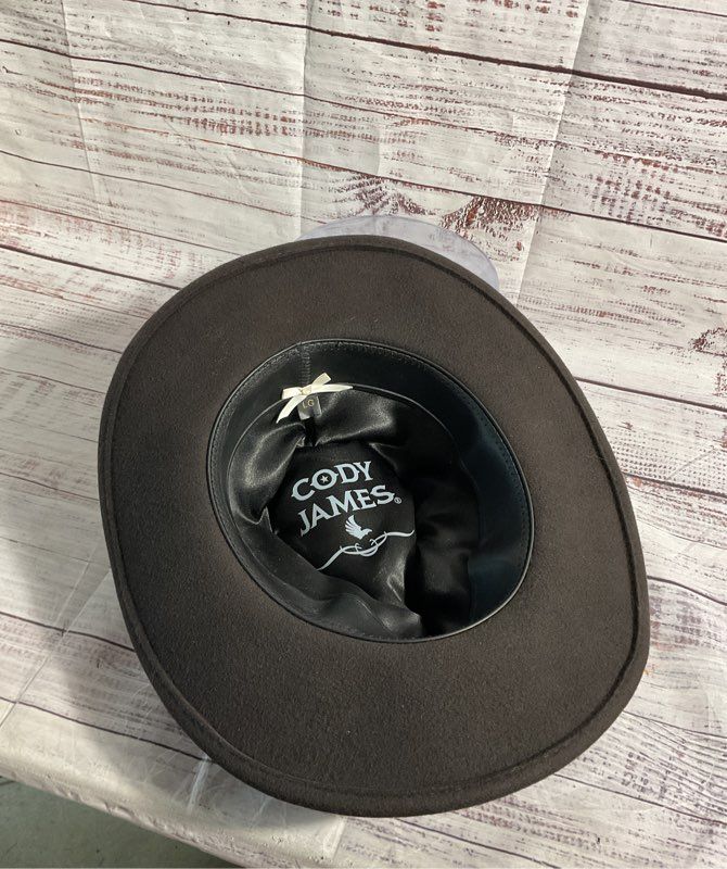 Cody James Men's Dark Brown Wool Cowboy Hat Size L