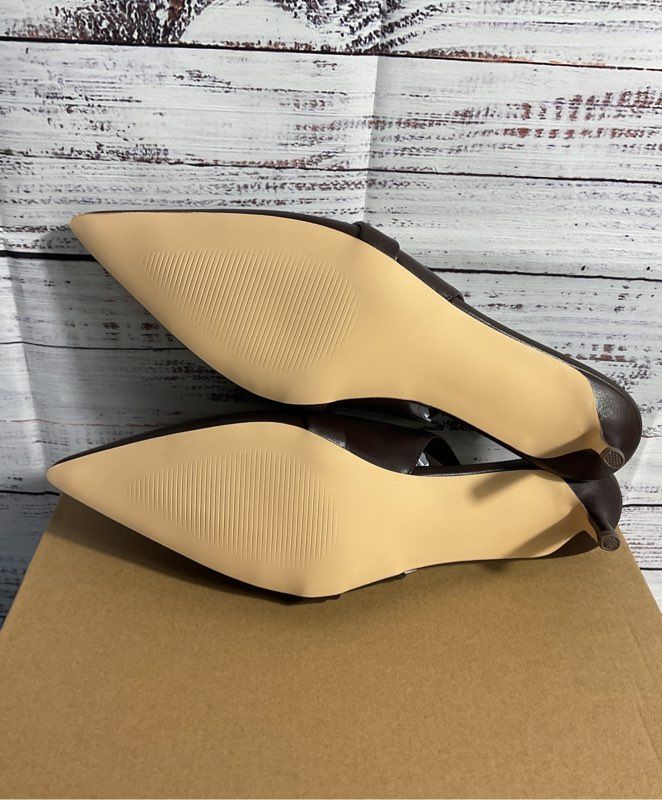 NWB Women's Just Fab Iris Coffee Brown Pumps Size 11