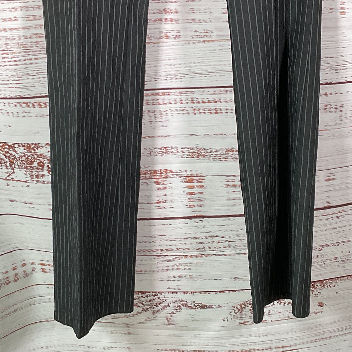 NWT JOHN VARVATOS Men's Gray Pin Striped Wool Dress Pants- SZ 52/ 36US