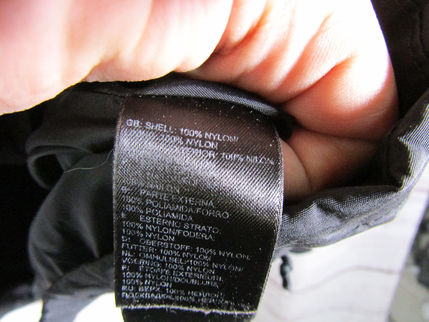 The North Face Men's Black Hooded Full Zip Jacket Size M