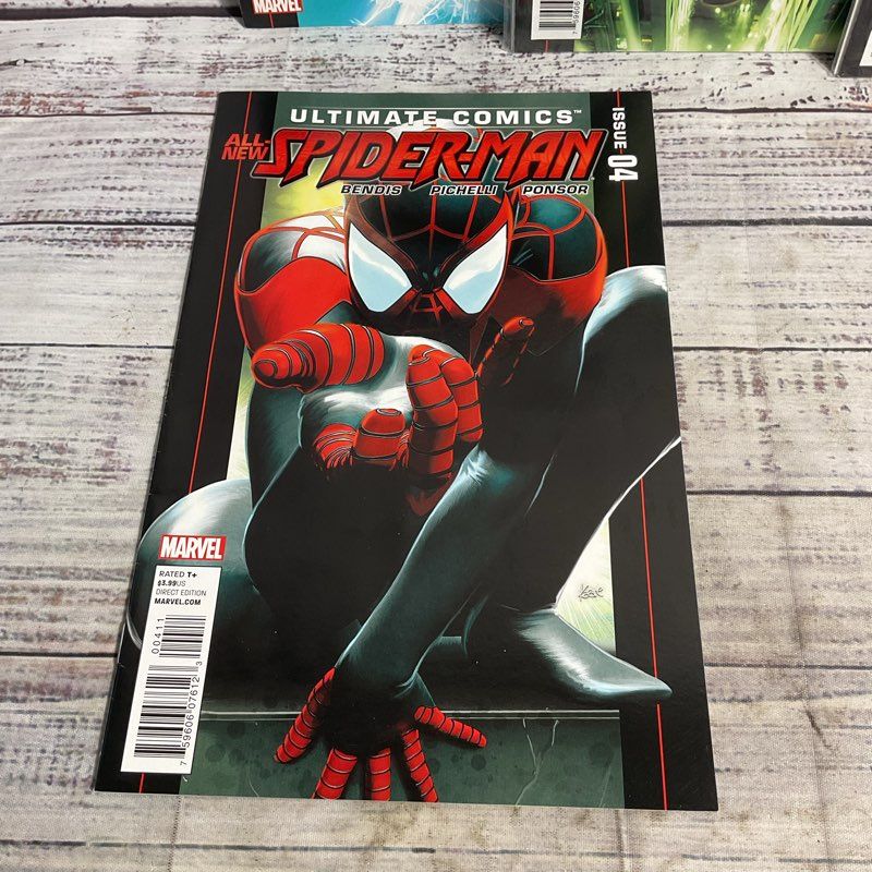 Ultimate Comics All-New Spider-Man #1-6 Bendis Miles Morales Comic Book Set 2011