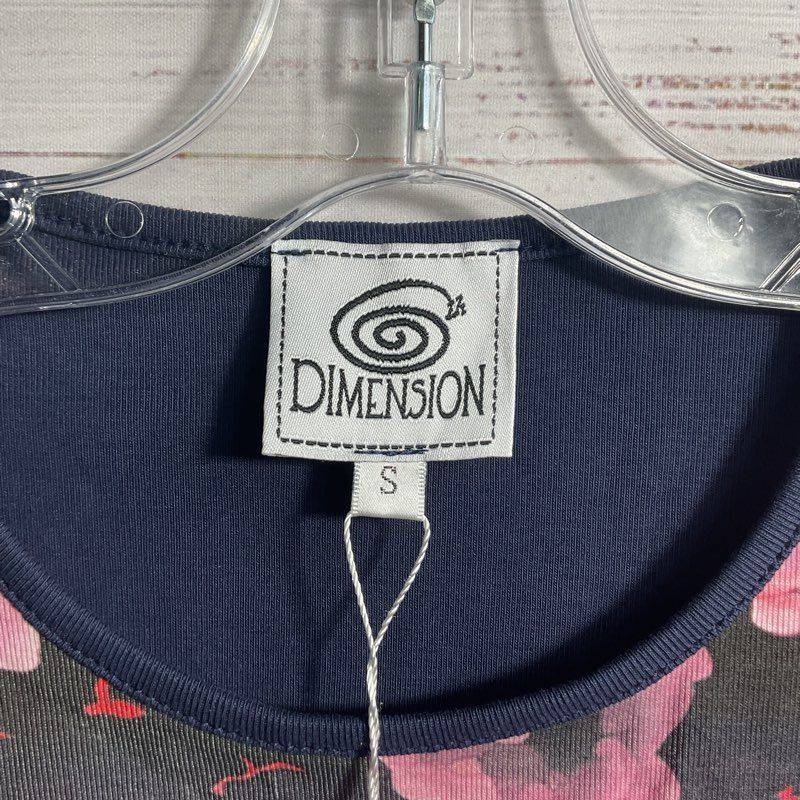 NWT Sixth Dimension Lucky Charm Long Sleeve Blue Tee Blouse - Size S