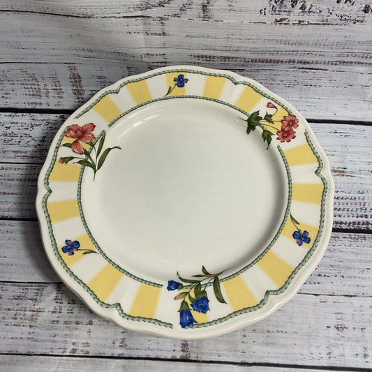 Homecraft By Noritake 9212 Summer Estate Set Of 6 Floral Salad Plates 8.5"