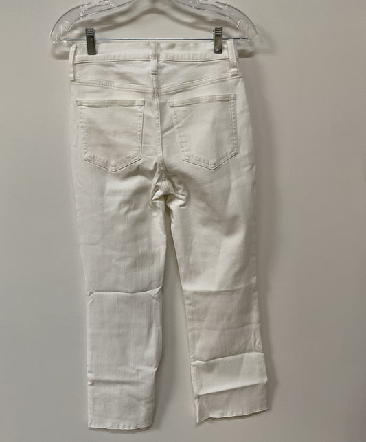 Women's NWT J. Crew White Demi Boot Crop Jeans Size 27