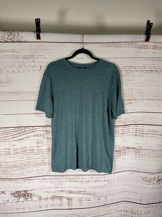 A.P.C. Rue Madame Paris Blue Cotton Blend T-Shirt Size L