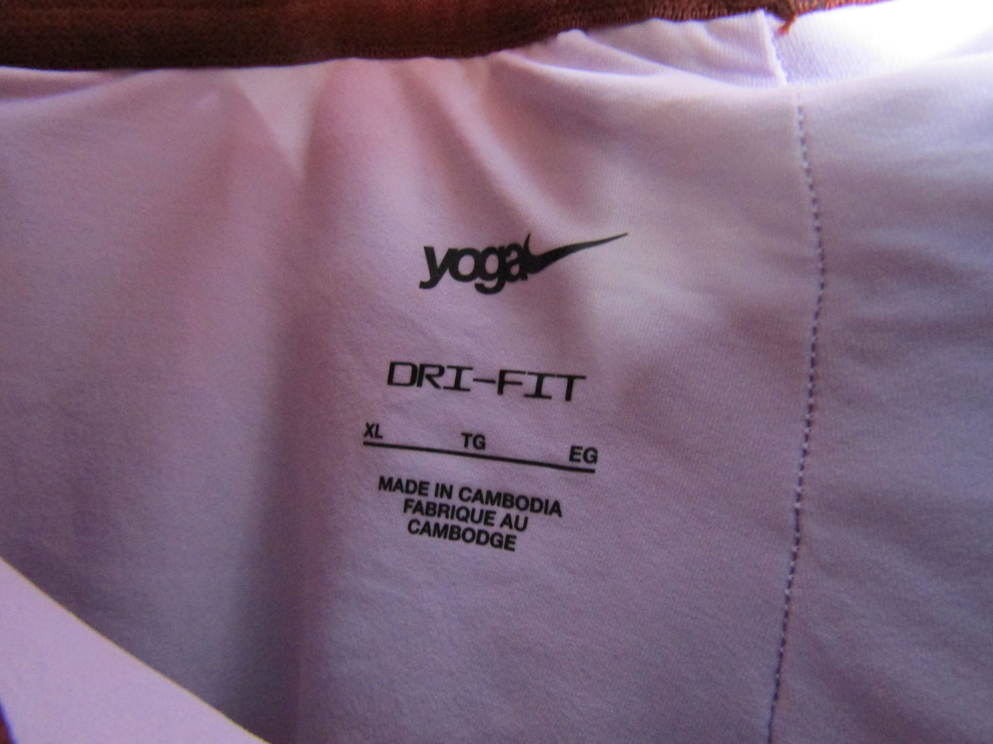 Nike Yoga Dri-Fit Men's Brown Training Shorts Size XL