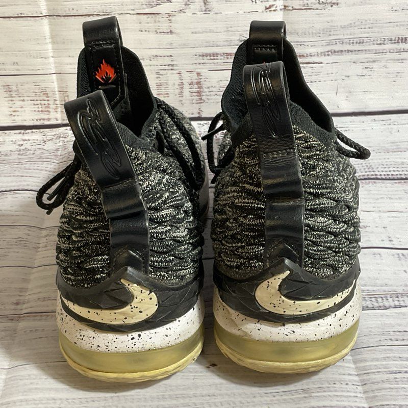 NIKE 897648-002 Lebron James Ashes Black/White Sneaker Shoes- SZ 8.5