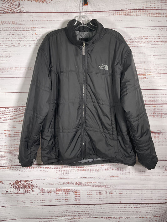 North Face Black Zip Up Jacket - Size XL