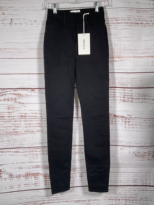 Frame Black Ali High Rise Skinny Jeans - Size 24