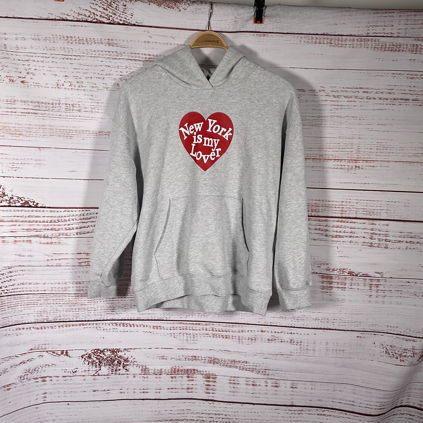 Madewell Alexa Chung New York Is My Lover Tourist Grey Hoodie Jacket - Size M