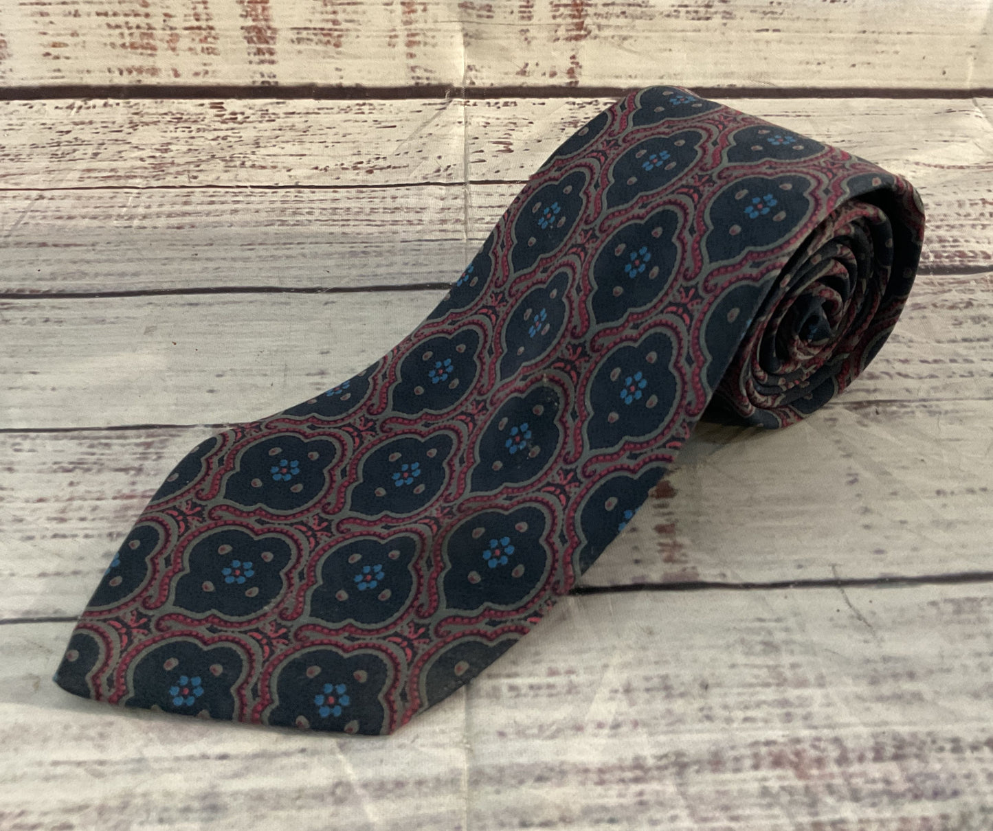 Valentino Tile Patterned Tie Multicolor OS