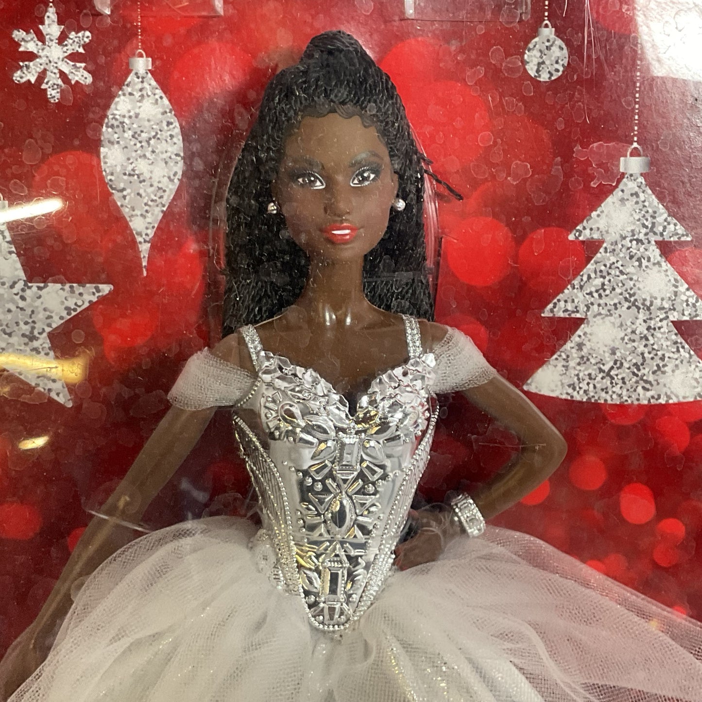 NEW UNOPEN Mattel BARBIE 2021 Holiday African Doll