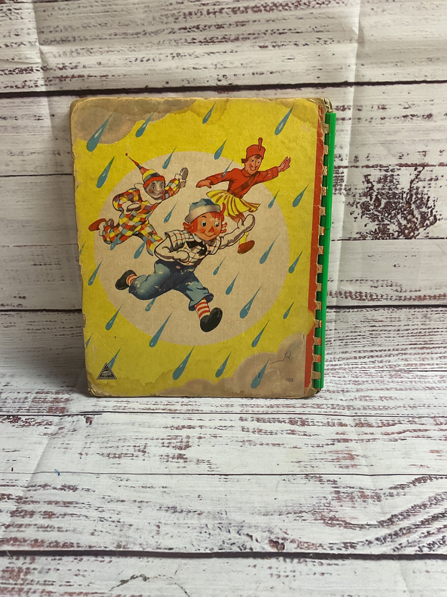 Vintage 1947 Raggedy Ann At The End Of The Rainbow Children's Book