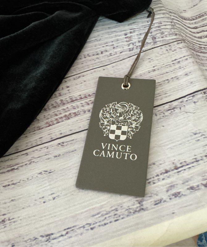 NWT Women's Vince Camuto Black Velvet Pencil Skirt Size XXS