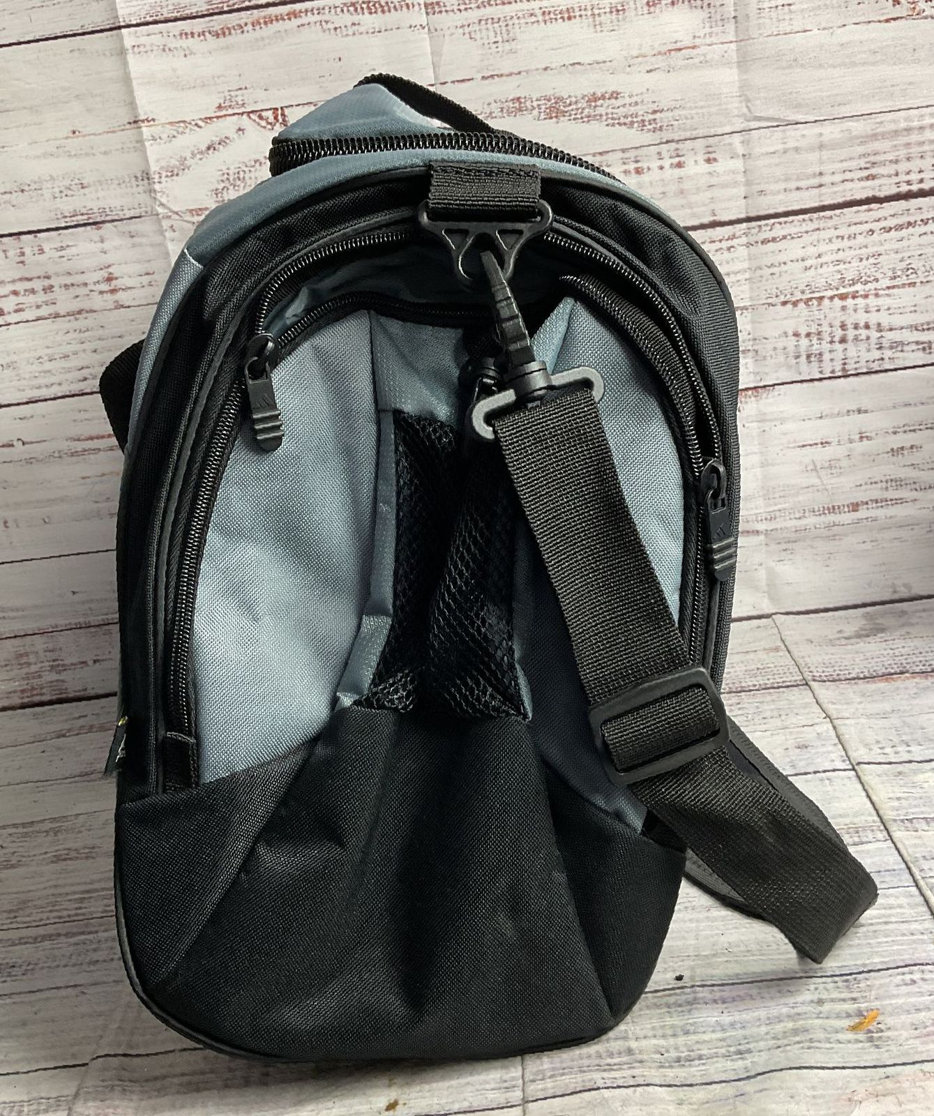 Adidas Nylon Ultra Tech Gym Bag Duffle Blue