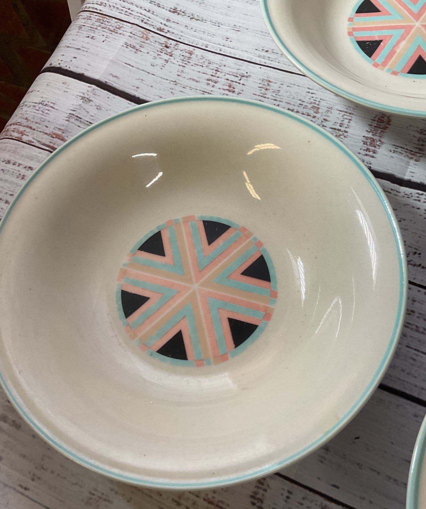 Zuni Sango Stoneware Japan 6 Cereal Bowls AS IS