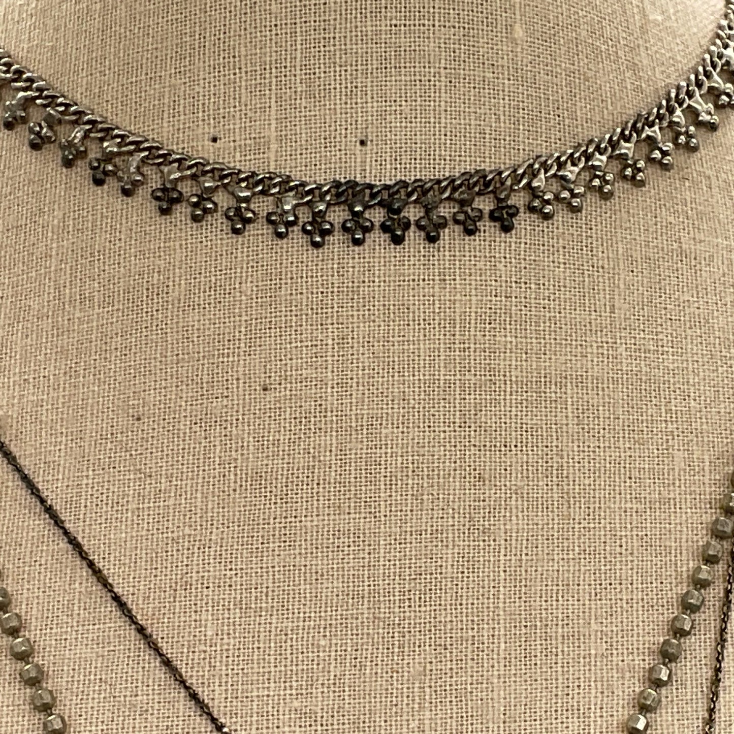 Set of 3 Sterling Silver & Gemstone 11" & 18" Necklaces- 18.56g