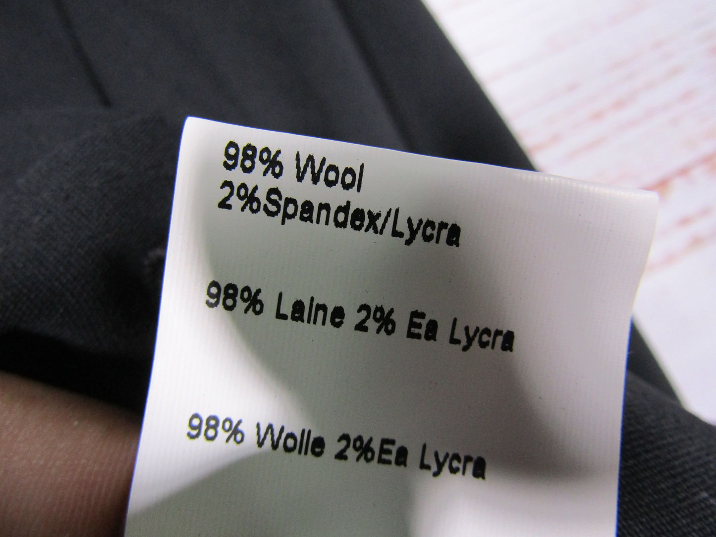 Piazza Sempione Women's Black Wool Blend Blazer Jacket Size 42