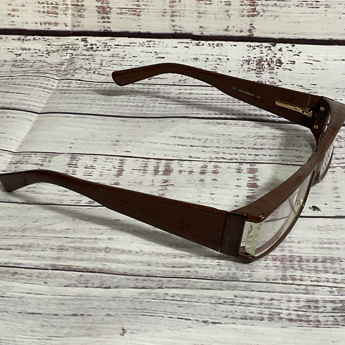 VTG. GUCCI GG2580/N 34K Unisex Eyeglasses Frames- 135 (FRAMES ONLY)