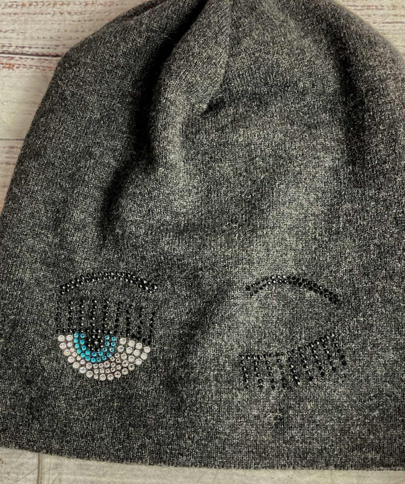 Chiara Ferragni Collection Flirting Beanie Gray OS
