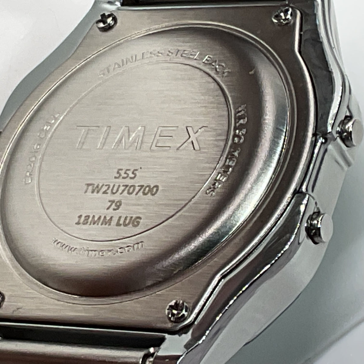 NEW TIMEX T80 Pride Rainbow Stainless Steel Digital Indiglo Watch