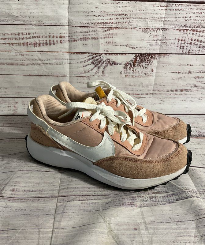 Nike Waffle Debut Shoes Women's 7 Pink Suede Pastel Retro Running DH9523-600