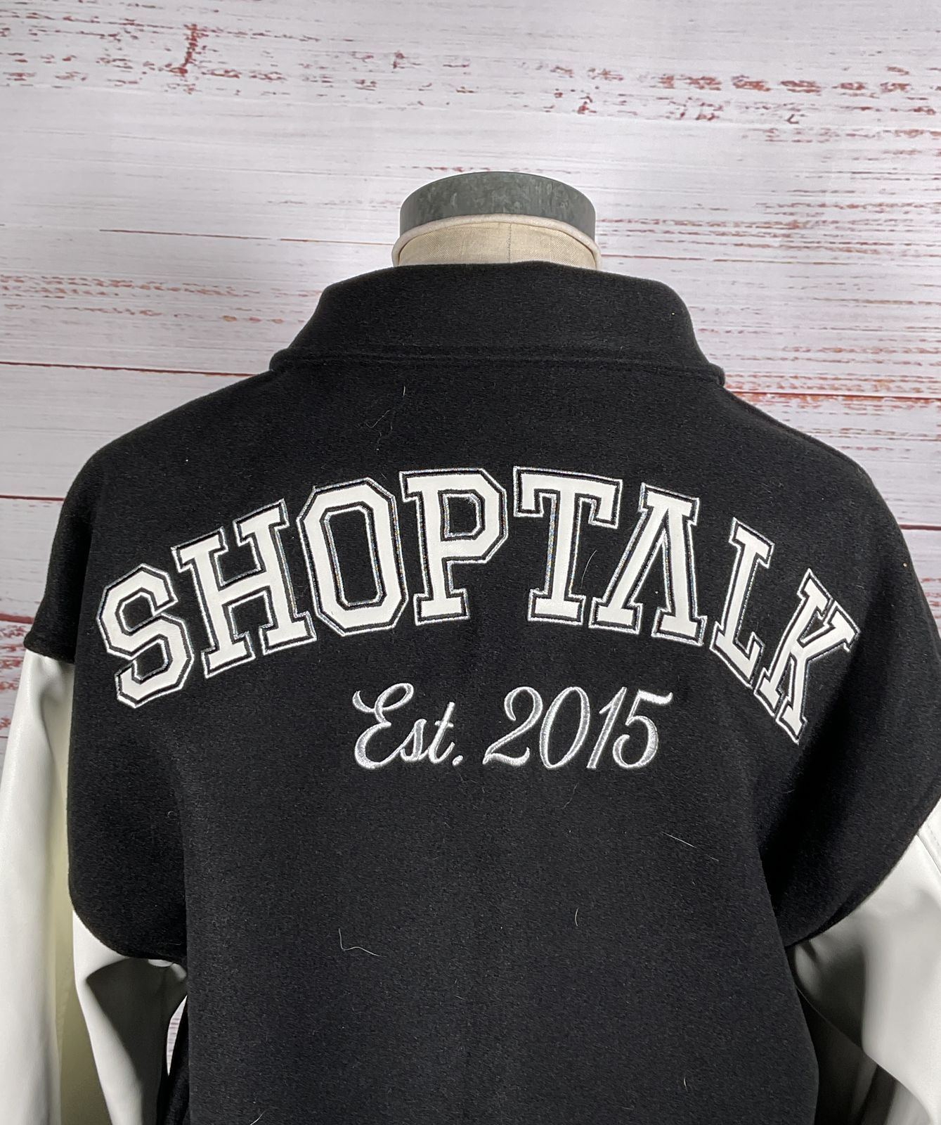 Made Extreme Shoptalk 2015 Varsity Jacket Black XL