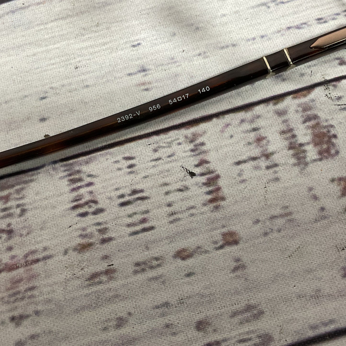 NWOT PERSOL 2392-V Men's Brown Eyeglasses with Case- 54[ ]17 140 (FRAMES ONLY)