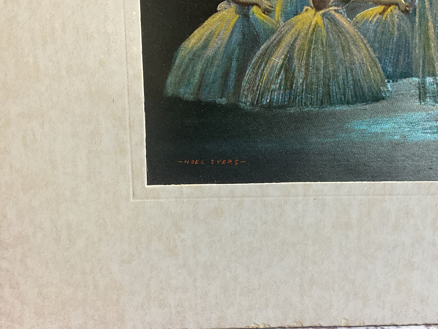 Foil Ballerinas Print by Noel Syers
