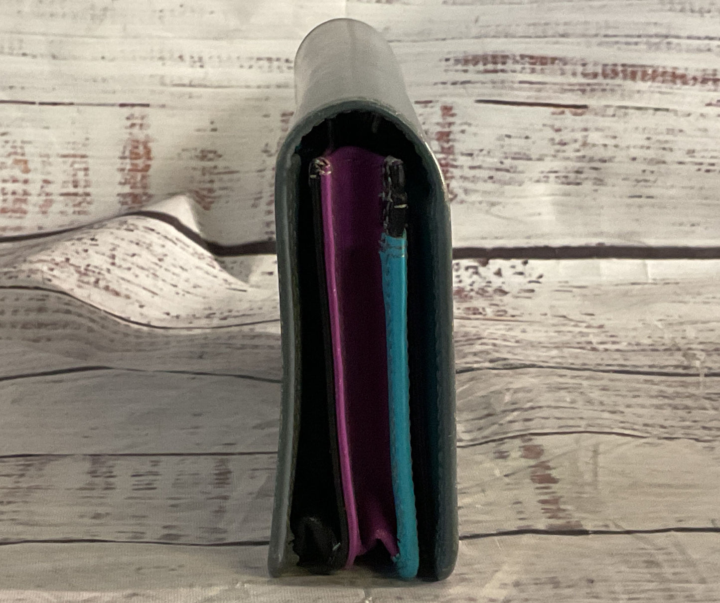 For Jacobs By Marc Jacobs Vegan Leather Wallet Gray