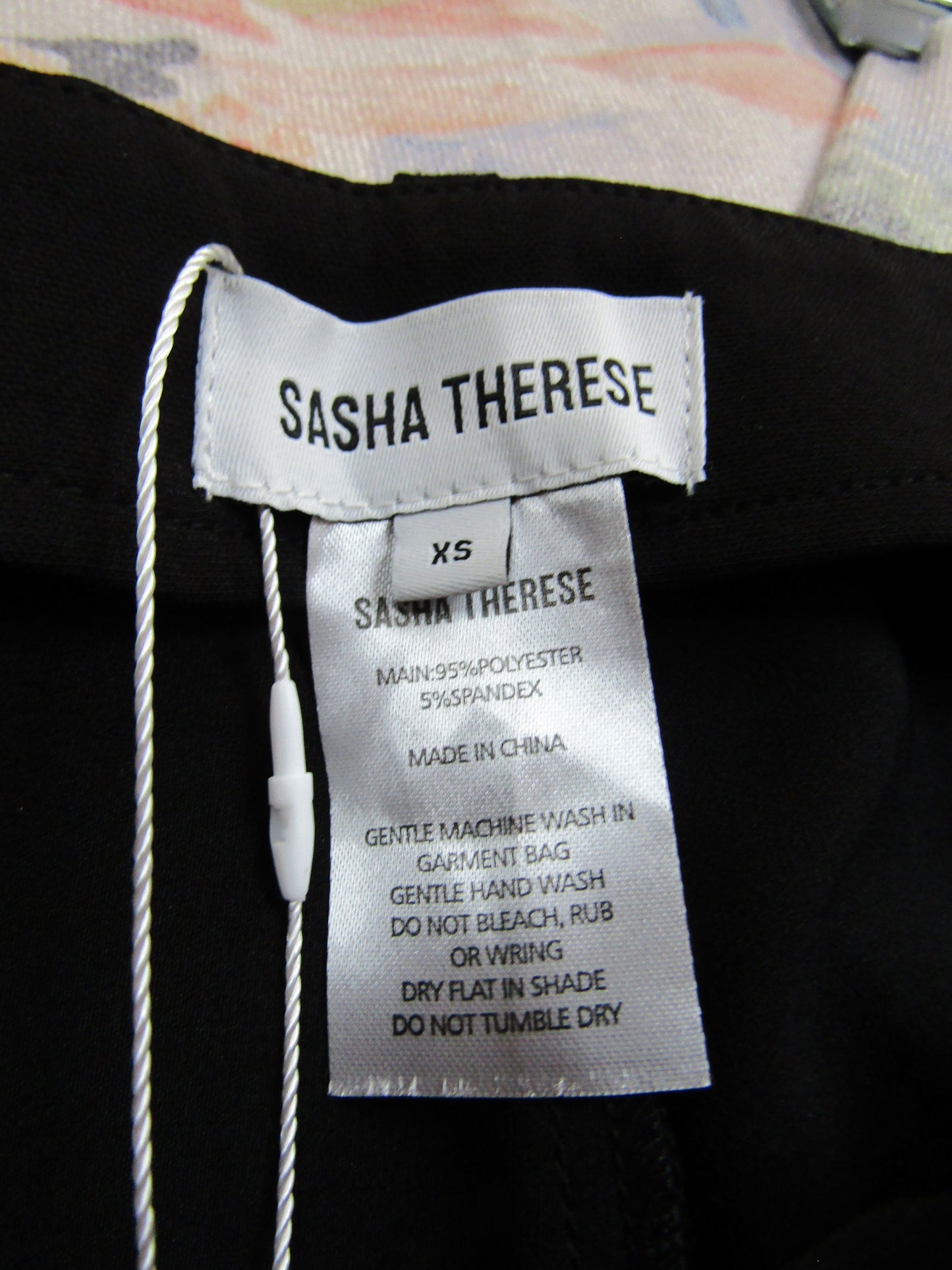 Sasha Therese Sabrina Women's Black Belted Pants Size XS