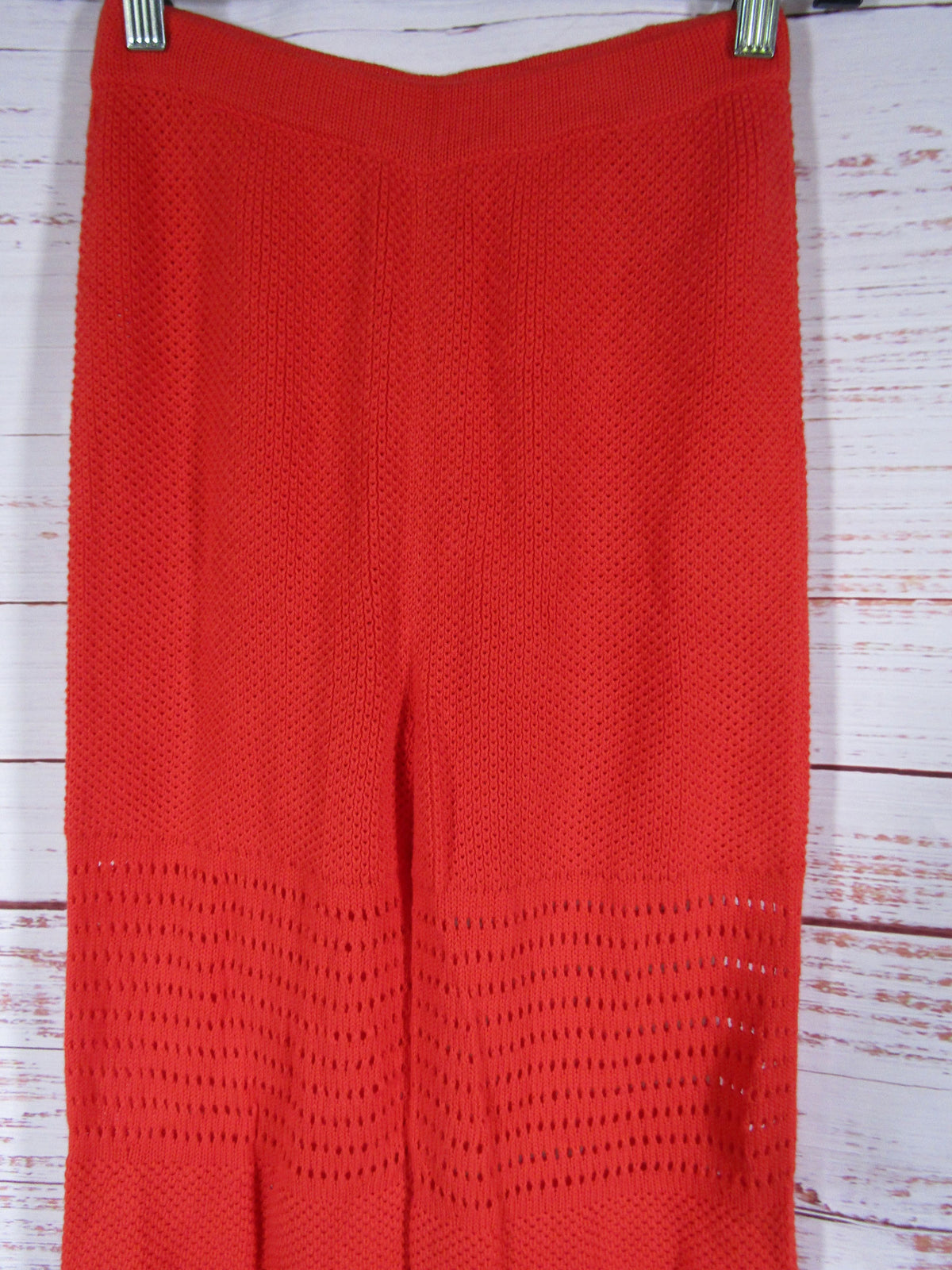 Escvdo Carisa Women's Tangerine Woven Flared Pants Size XS