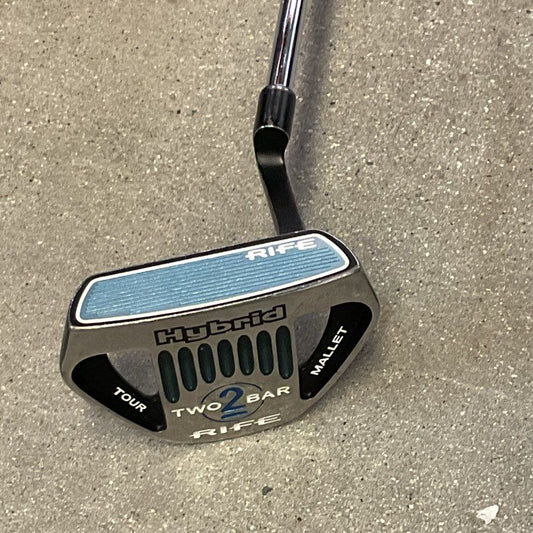 RIFE 2 Bar Hybrid Tour Mallet RH Putter- 34.5"