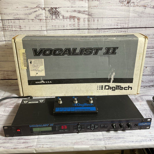 DIGITECH DIGITECH Vocalist II Harmony Processor with FS300 Footswitch- AS-IS