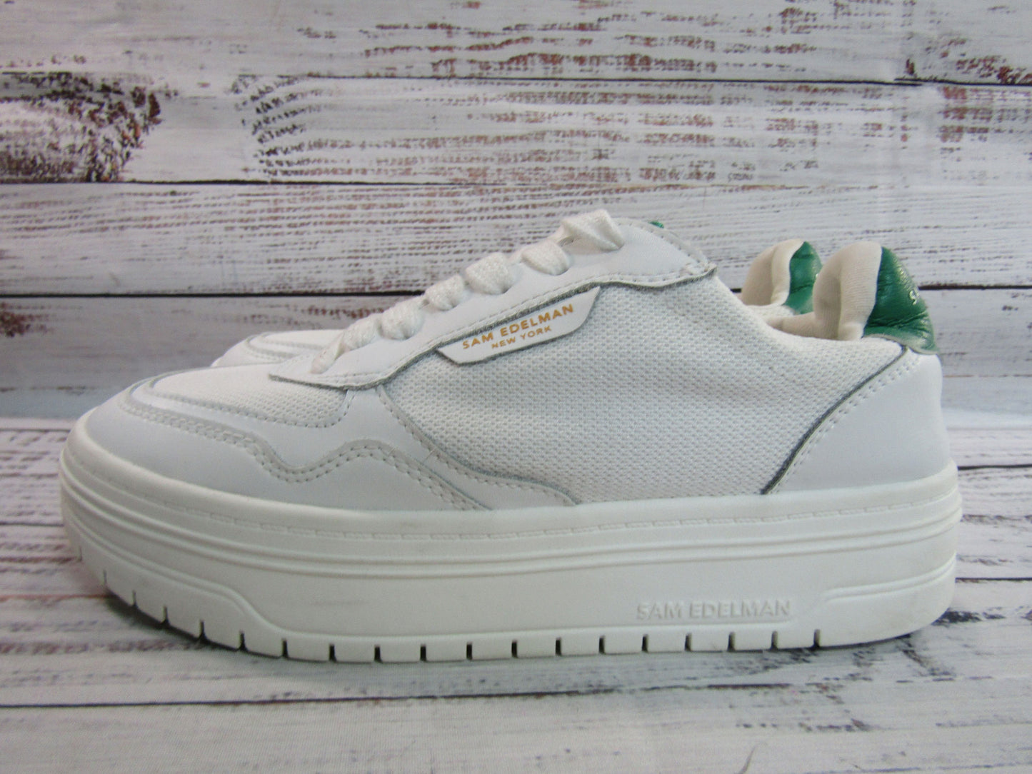 Sam Edelman Blaine Women's White Low Top Sneakers Size 8.5