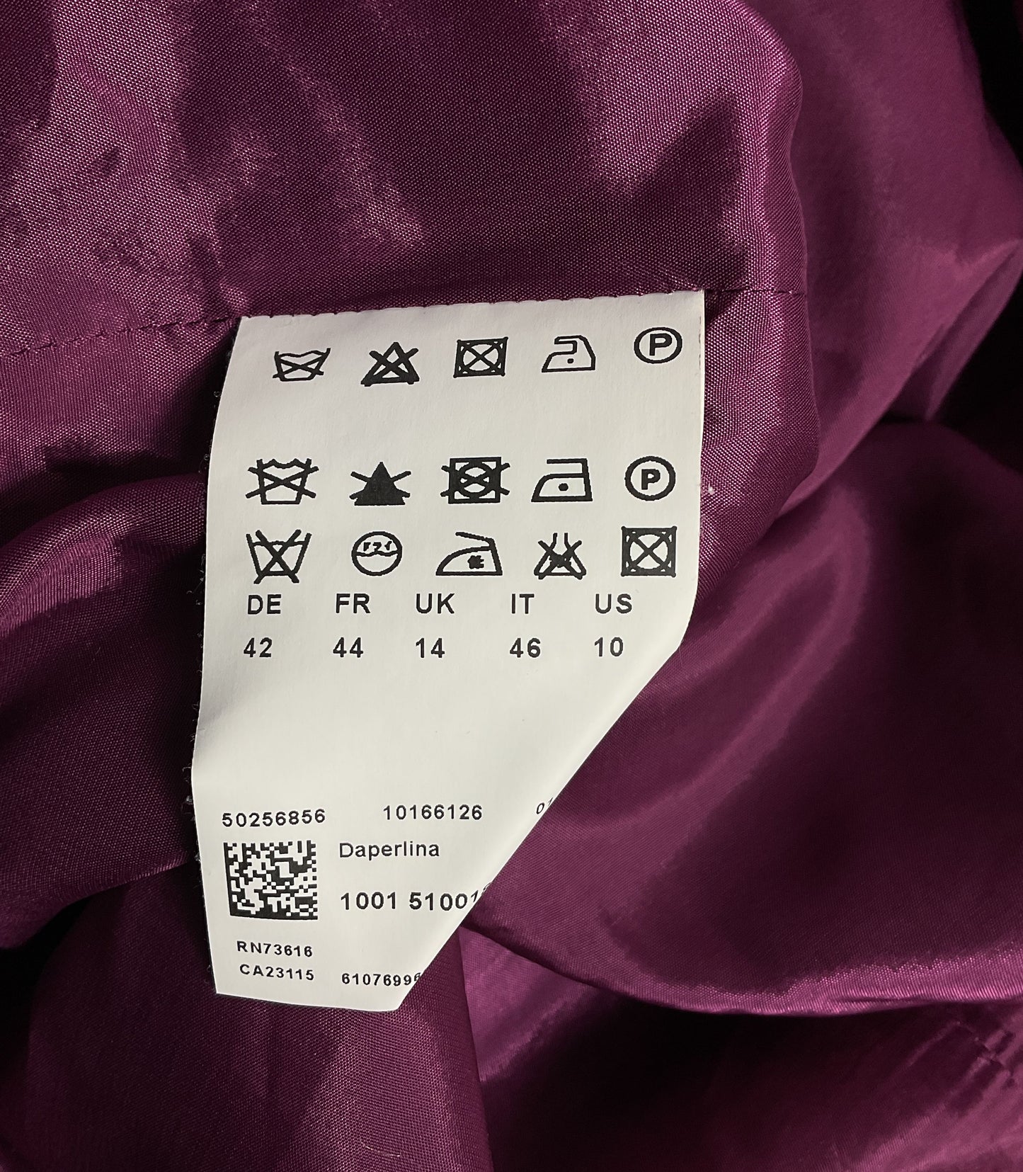 Boss Hugo Boss Daperlina Sheath Dress Plum 10