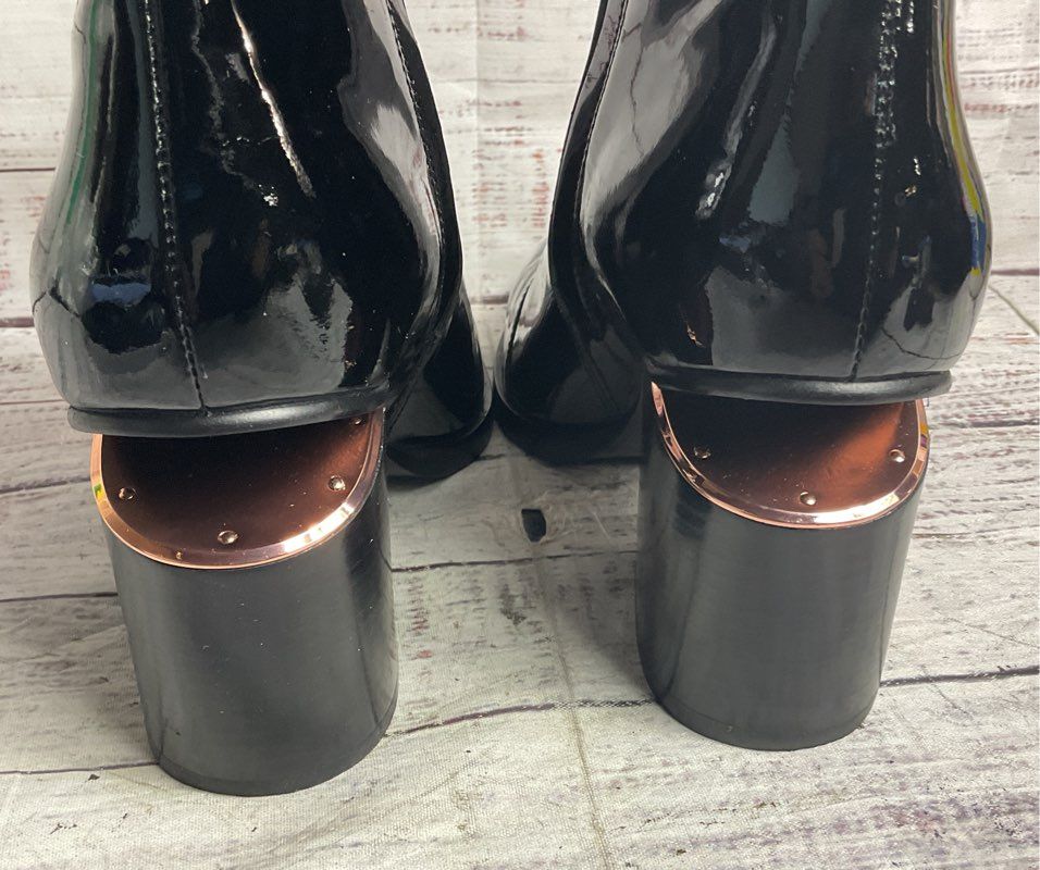 Alexander Wang Gabi Patent leather Ankle Booties Black 36