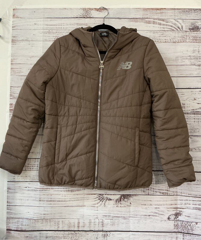 Women's New Balance Brown Puffer Jacket Size M