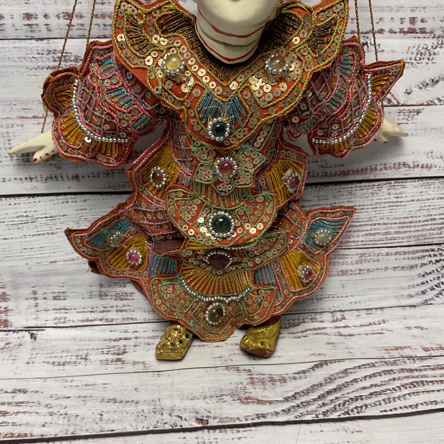 Thai Burmese South East Asian Marionette Puppet 14"