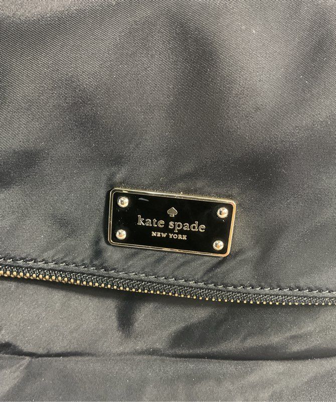 KATE SPADE Wilson Road Miri Purse Crossbody Bag Nylon Black - Missing Strap