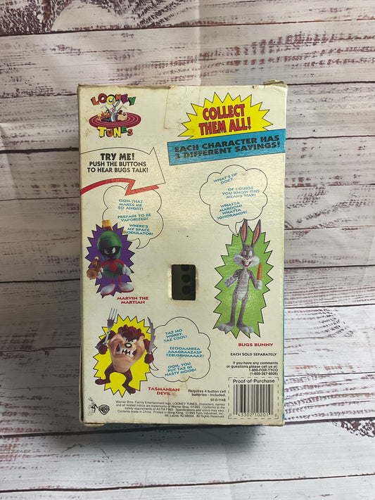 Vintage Tyco Talking Bugs Bunny Toy 1993 In Box