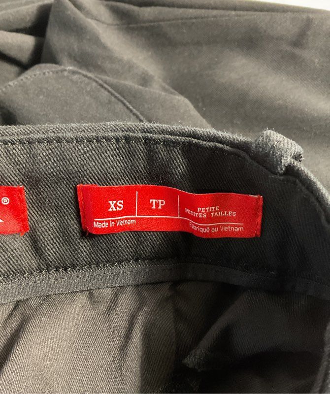 NEW Spanx Women's Supersmooth Stretch Twill Wide-Leg Black Pants Size XS