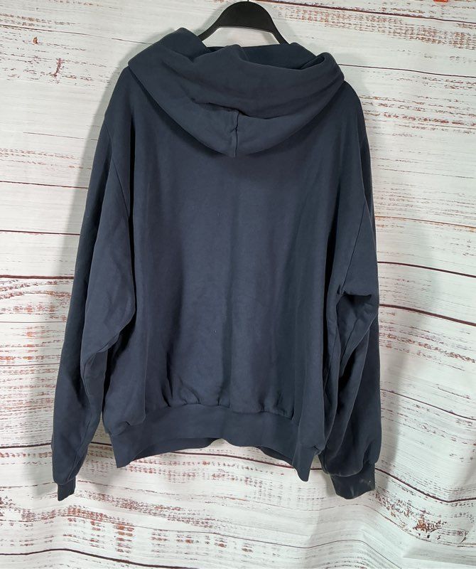 Men's YZY x GAP Blue Hoodie Zip Up Sweatshirt Size XL