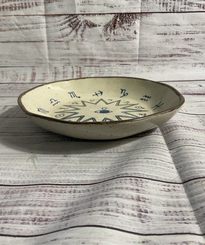 Boho Zodiac Salad Plate Urban Outfitters 8"
