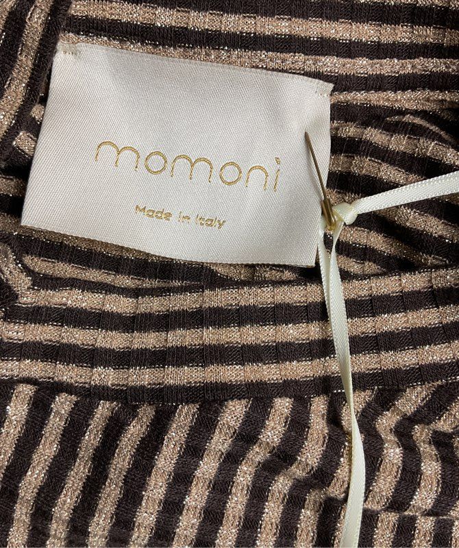 Momoni Striped Flutter Sleeve Shirt Multicolor S