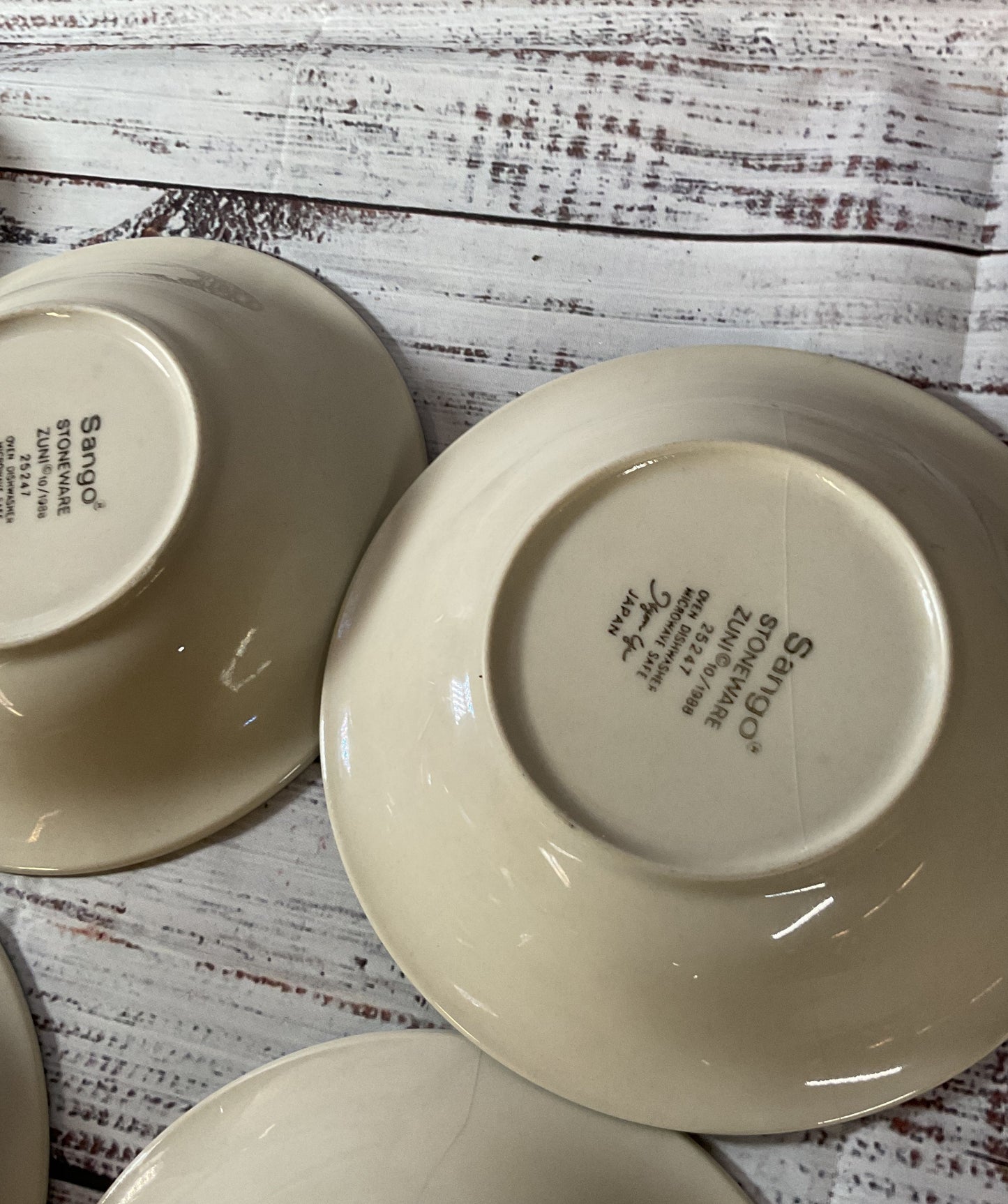 Zuni Sango Stoneware Japan 6 Cereal Bowls AS IS