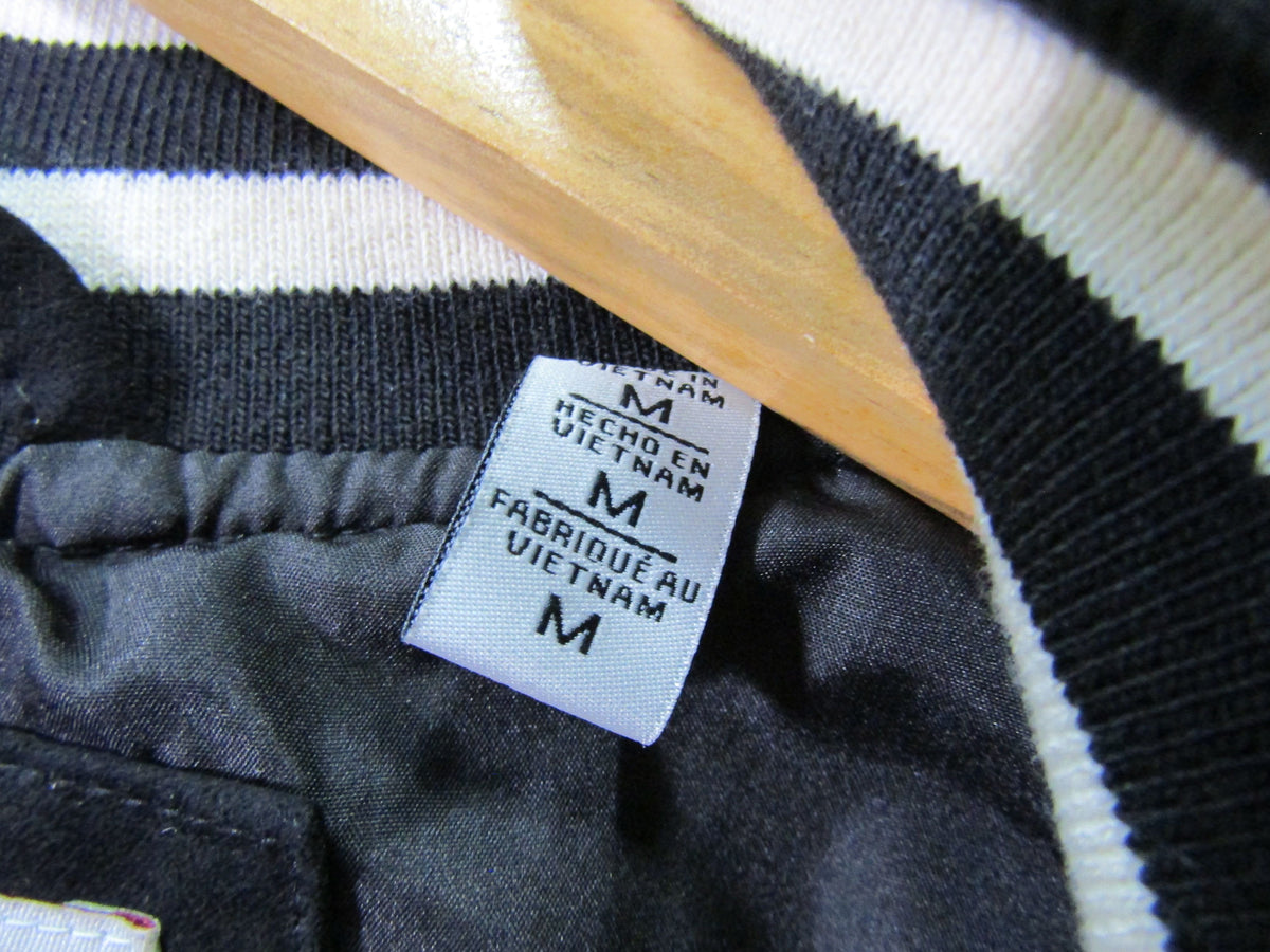 Levi's Men's Black Faux Suede Varsity Jacket Monogrammed AGR Size M