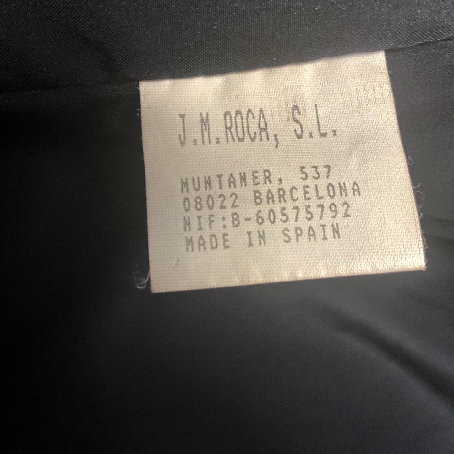 Jose Roca Black Leather Button Front Coat Jacket - Size 48IT 38US